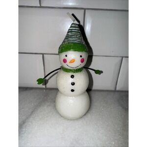 Vintage Snowman Candle